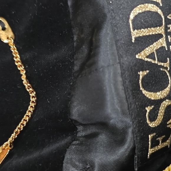 Black Embroidered Women's Jacket Escada sz 40 - Picture 4 of 7